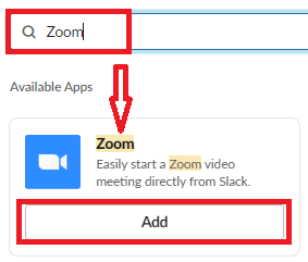 slackとzoomの連携方法の手順2