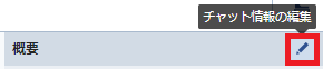 チャットワーク-概要-編集 チャットワークの概要を編集する方法